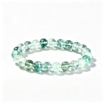 Green Fluorite Bracelet | Natural Handmade Wealth & Career Gemstone | Koreli
